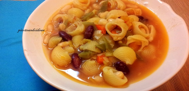 Sopa minestrone